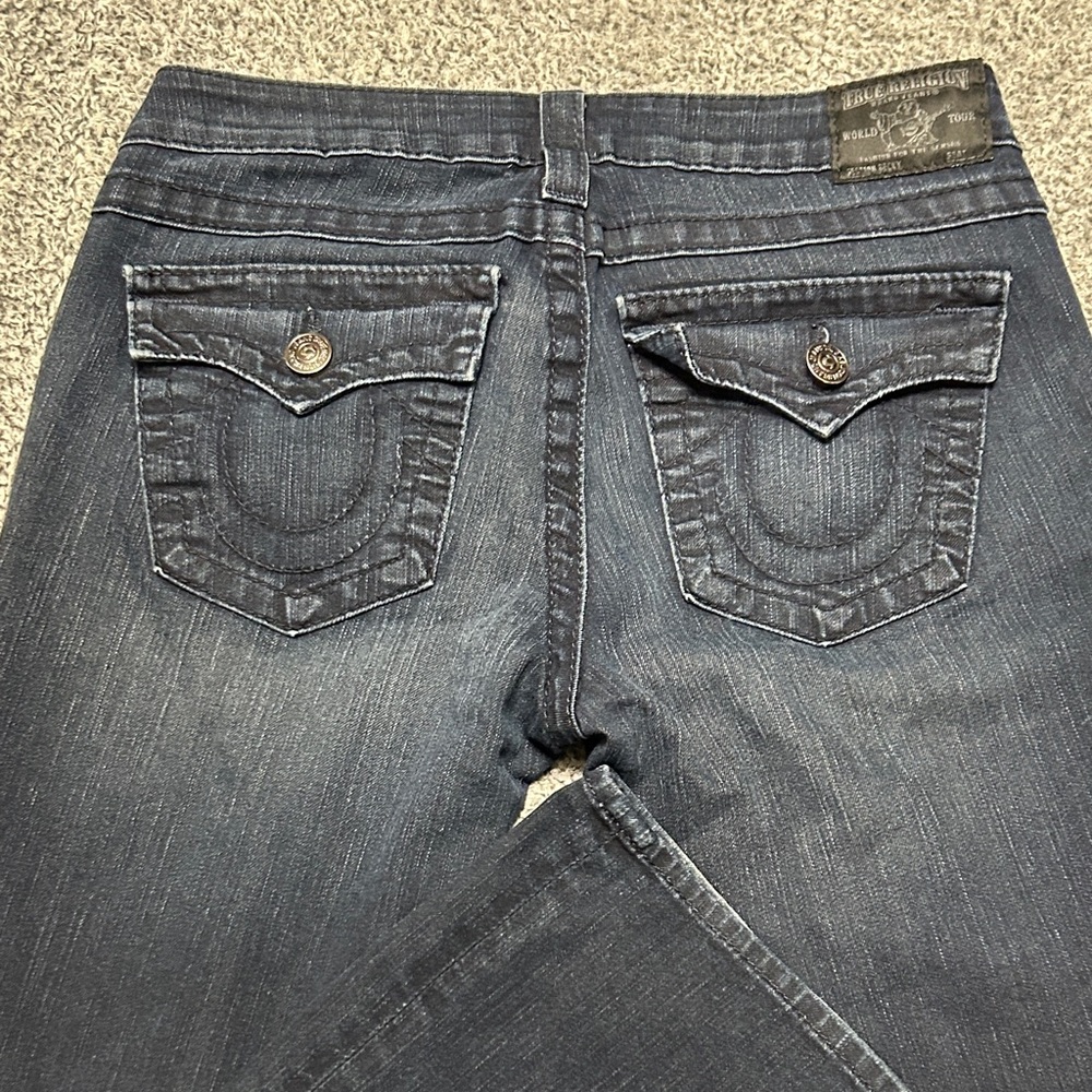 True Religion Dark Indigo Women's Boot Cut Jeans - Picture 3 of 3